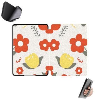 Imagem de GUKSRASO Capa para 6.8" Kindle Paperwhite 11ª Geração/Signature Edition (Modelos: M2L3EK/M2L4EK) - Painel Traseiro em TPU com Função de Suspensão/Ativação Automática, Alça de Mão