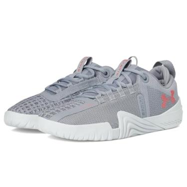Imagem de Under Armour Tênis masculino Tribase Reign 6, Aço/Cinza Distante/Vermelho Racer, 38