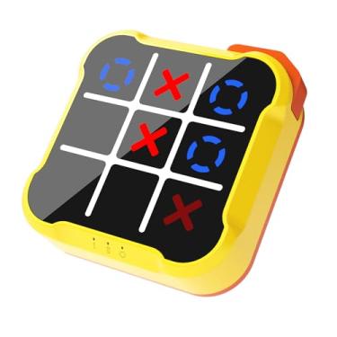 Imagem de VISREFUR Tic Tac Toe Game, 3-in-1 Board Game Machine, Handheld Electronic Puzzle Game, Portable Travel Game for Trip, Office Break, Queue Time, Birthday Gift for Kids Adult