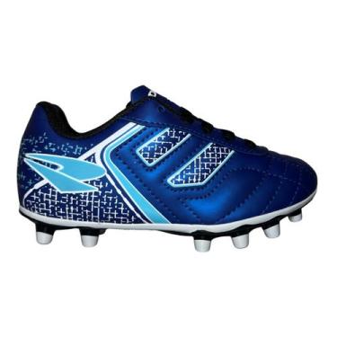 Imagem de Chuteira infantil dray campo 305.120, Marinho az celeste, 31