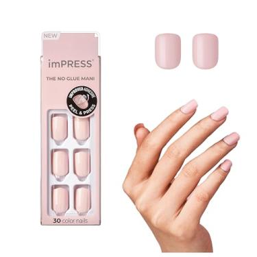 Imagem de imPRESS Kit De Unha Postiça Sem Esmalte Kiss Impress Color 30 Unidades
