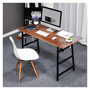 Imagem de AKALNNB Mesa de PC Moderna Minimalista Deformada Mesa de Computador Mesa Estudante Mesa de Estudo Laptop Escrivaninha Secretária de Escritório (Cor: 100 cm) (80)