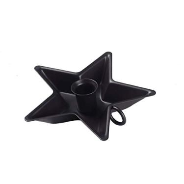 Imagem de Castiçal de ferro forjado de mão castiçal nórdico em forma de coração castiçal romântico decoração de Natal à luz de velas adereços de jantar