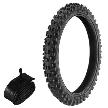 Imagem de Kit Pneu Crf 250 80/100-21 51m Tt Ms49 Rinaldi + Camara