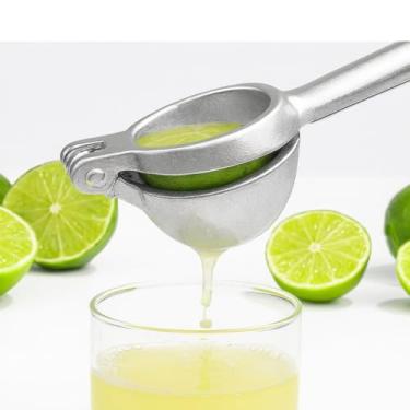Imagem de Espremedor Manual de Limão e Laranja Inox Pratico Drinks Bebidas