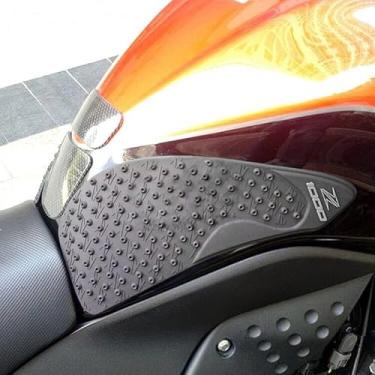 Imagem de Arashi Black Gas Fuel Tank Side Pads Protector Knee Grip Traction para Kawasaki Z1000 2007-2009