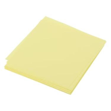 Imagem de 25 folhas de papel origami dupla face amarelo claro 6 x 6 cm folha quadrada para projetos de arte, iniciantes, decoração de presente