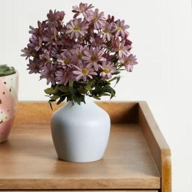 Imagem de 5 Buquês Flor do Campo Flores Artificiais para Decoração Lindas Pronta