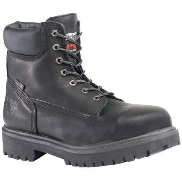 Imagem de Timberland PRO Bota de trabalho masculina Direct Attach 15 cm, bico de segurança, impermeável, isolamento térmico, Couro de flor integral, 10 Wide