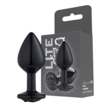 Imagem de Plug Anal Com Pedra Cravejada Tamanho M Plug Dilatação Sofisticada 273