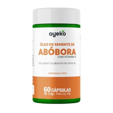 Imagem de Óleo De Semente De Abóbora + Vitamina E Prensado A Frio 60caps - Ayeko