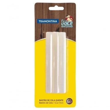 Imagem de Conjunto De Bastões Para Pistola De Cola Quente Tramontina 11mm 6 Unidades