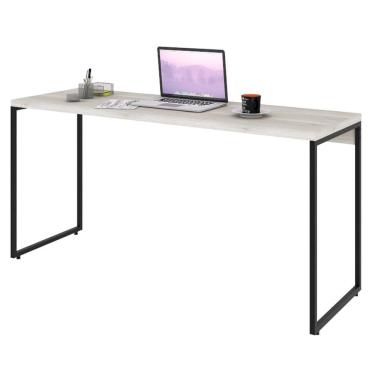 Imagem de Mesa De Escritório Escrivaninha 150cm Dynamica Industrial C08 Snow - Mpozenato