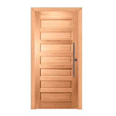 Imagem de Porta esel eucalipto p28 paris 84x213x12 c/puxador 60cm esq