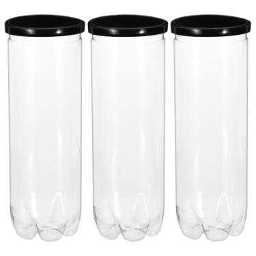 Imagem de FAVOMOTO 3Pcs Portable Tennis Balls Container Bottle with Lid for Tennis Storage for Table Other Balls Organizer