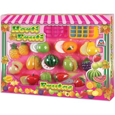 Imagem de Brincando De Casinha Crec Crec Hortifruti Frutas - Braskit