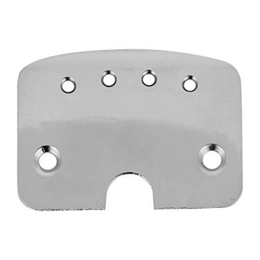 Imagem de RiToEasysports Peça Traseira de Guitarra de Latão, Acessórios de Substituição Duráveis ​​para Guitarras de Caixa de Charuto de 4 Cordas