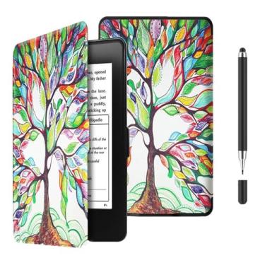 Imagem de Akacy Capa com padrão pintado para Kindle de 6 polegadas 8ª geração (2016, modelos SY69JL). Capa traseira de borracha TPU de silicone flexível e fina, fina, com cantos reforçados (9)