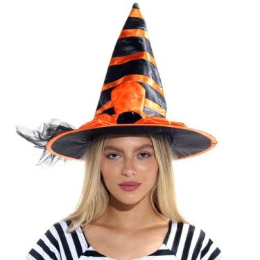 Imagem de Chapéu De Bruxa Girassol Halloween Abrakadabra Fantasias, Unica, U