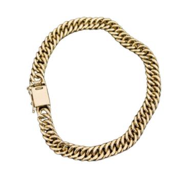 Imagem de Pulseira De Moeda Antiga Grumet Ocada Com Trava Lateral