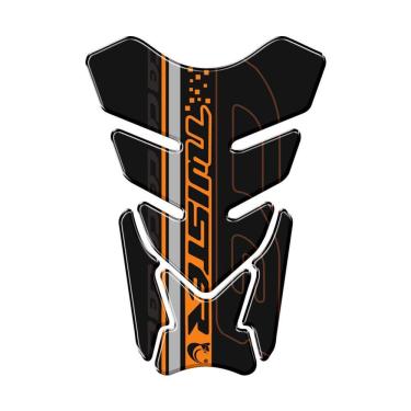 Imagem de Protetor De Tanque Twister Estilizado Serve Em Todos Os Anos Laranja E Preto