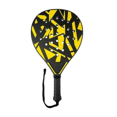 Imagem de Dynwave Raquete de Padel para Iniciantes, Treinamento Esportivo, Agilidade, Equipamento Físico EPE Core para Ambientes Internos, Jardim, Preto E Amarelo