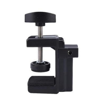 Imagem de Akozon Braçadeira de Mesa 4cm Com Fixação de 1,2cm e 1/4 pol. ABS Suporte Cantilever de Liga de Alumínio Braçadeira de Montagem de Mesa