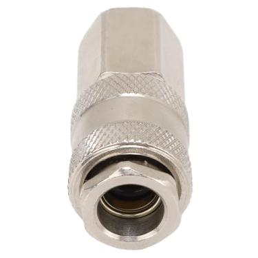 Imagem de Tbest Acoplador NPT fêmea de 1 / 10 cm de aço estilo M encaixe universal para mangueira de ar industrial para ferramentas e acessórios de compressor