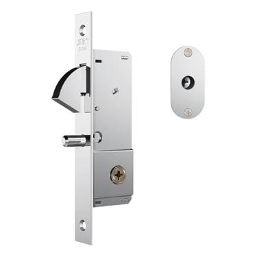 Imagem de Fechadura Tetra 1940, Acabamento em Inox, Modelo Tetra, para Portas