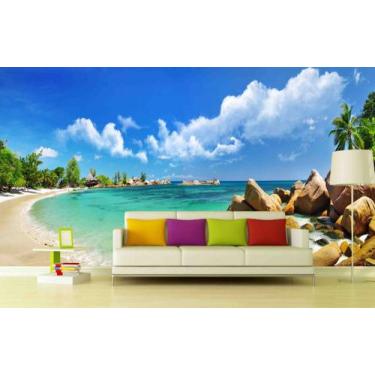 Imagem de Papel de Parede Painel Fotográfico Praia n110 2,00X3,00 - Voce Decoran