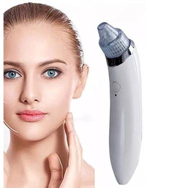 Imagem de Aparelho Removedor De Cravos E Espinhas - 3 Níveis De Sucção - Acompanha 4 Bicos Para Diferentes Funções - Sugador Vácuo - Usb