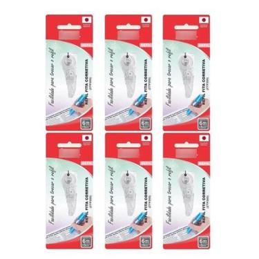 Imagem de Refil para fita corretiva Pentel com 6 unidades