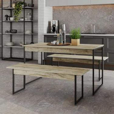 Imagem de Mesa de Jantar Tub C/02 Bancos