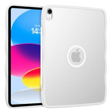 Imagem de GUAGUA Capa magnética para iPad (A16) 11ª geração 11 polegadas 2025, iPad 10ª geração 10,9 polegadas 2022 compatível com MagSafe, capa fina de TPU macio com suporte para lápis, capas onduladas fofas