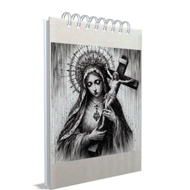 Imagem de Bloco de Anotações Católico, Imaculado Coração de Maria, Capa 14