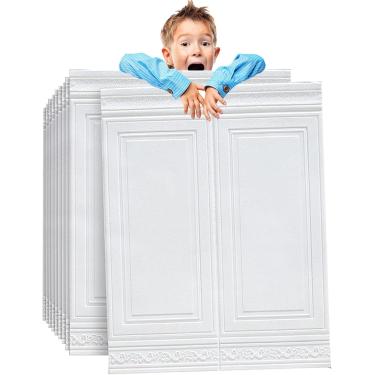 Imagem de Gay 3d Peel And Stick Wallpaper, Painéis De Parede 3d Brancos, Painel De Parede Autoadesivo, Telhas De Teto à Prova D'Água Autoadesivas, Decoração De Parede De Sala De Estar