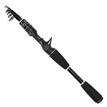 Imagem de Vara de Pesca Carbon Casting Portátil Telescópica Leve para Viagem Ultra Sensível Mar Água Salgada e Doce