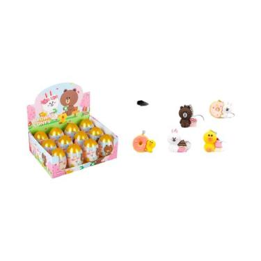 Imagem de 12pcs Chaveiro Em Forma De Ovo Caixa Surpresa Boneco Stitch Pingente M