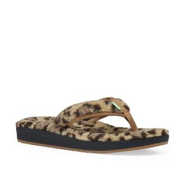 Imagem de Sanuk Chinelo unissex Furreal St Cheetah, Tarzan, 14 Women/13 Men