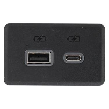 Imagem de DriveFix Adaptador de porta USB tipo C para Chevrolet Silverado 1500 2019-22, Silverado 2500HD Silverado 3500HD 2020-23, GMC Sierra 3500 HD 2020-23