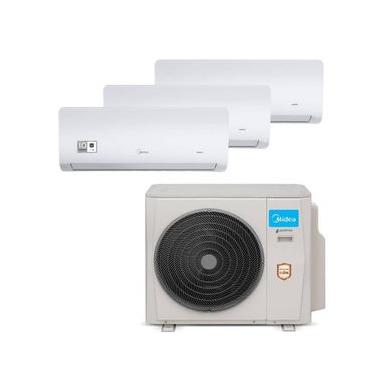 Imagem de Ar Condicionado Multi Tri Split Midea Xtreme Save 27000 BTU (2X9000+1X12000) Quente e Frio 220V