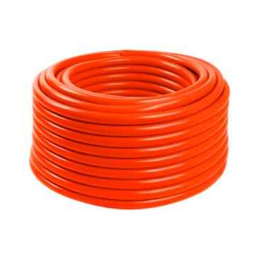 Imagem de Mangueira De Jardim Laranja Tubo Em Pvc 1/2" X 2mm 10 Metros