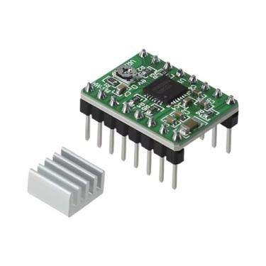 Imagem de Peças para impressora 3D: Driver TMC2209 V2.0 para motor de passo Nema17/23, Step Stick 2.5A UART Ultra Silencioso(A4988,1Pcs)