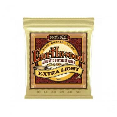 Imagem de Encordoamento Violão Aço .010 Extra Leve Ernie Ball