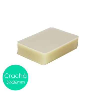 Imagem de Polaseal Plástico P/Plastificação Crachá 59X86 0,07Mm 100Un