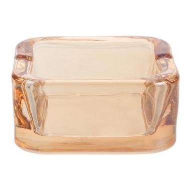 Imagem de QUMIIRITY Cinzeiro de cristal contemporâneo design nórdico resistente para uso interno e externo Cinzeiro compacto e elegante para escritório doméstico carro pátio masculino fumantes