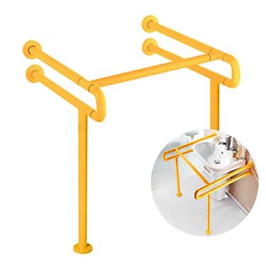 Imagem de CUSENA Trilho de segurança para banheiro, barra de apoio de lavatório, acessórios de lavatório de aço inoxidável, estrutura de proteção de corrimão de segurança para idosos, deficientes e grávidas