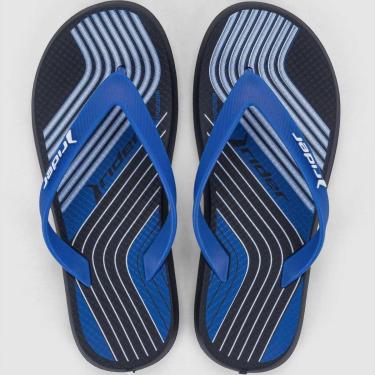 Imagem de Chinelo Masculino Com Estampa Listras Rider Estilo-Masculino