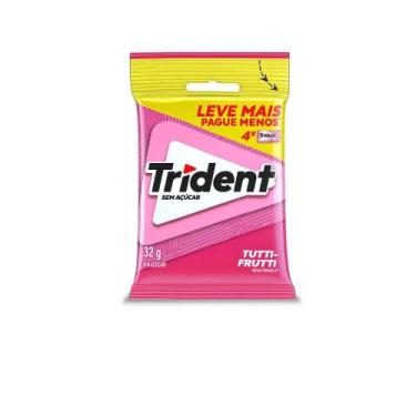 Imagem de CHICLETE TRIDENT BAG TUTTI FRUTTI com 4un de 32G