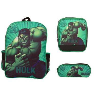 Imagem de Mochila Infantil Costas Menino Incrivel Hulk Toys 2U